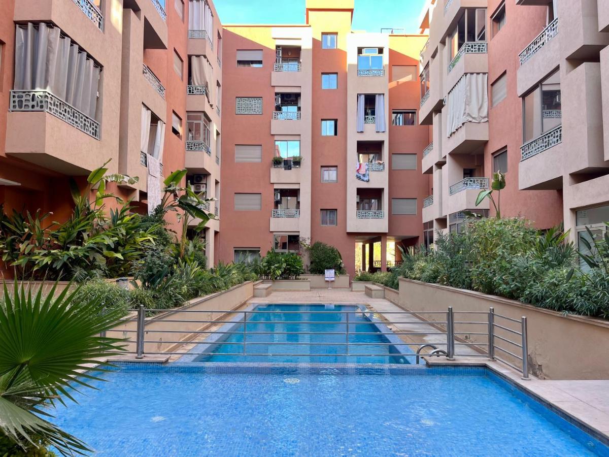 Bel Appartement A Marrakech En Residence Avec Piscine - Fibre & Netflix Marrakesh Luaran gambar